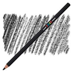 Posca Colored Pencil - Black pencil and swatch