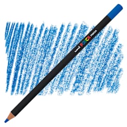 Posca Colored Pencil - Blue pencil and swatch