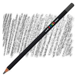 Posca Colored Pencil - Dark Grey pencil and swatch