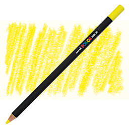 Posca Colored Pencil - Lemon Yellow pencil and swatch