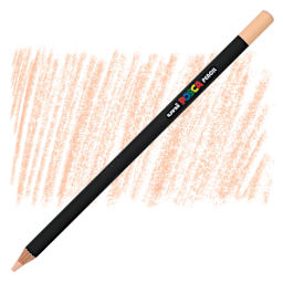 Posca Colored Pencil - Light Orange pencil and swatch