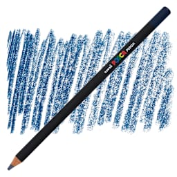 Posca Colored Pencil - Navy Blue pencil and swatch