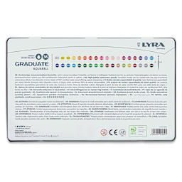 Lyra Graduate Aquarell Pencils - Set of 36