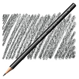 Caran d'Ache Grafwood Pencil - 9B pencil and swatch