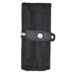 Yasutomo Niji Roll - Shown Standing and rolled, with snap closure in front