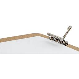 Richeson Drawing Clipboard, sheet inserted in board under raised spring clip