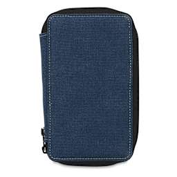 Speedball Canvas Pencil Case - Denim, for 48 Pencils