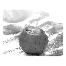Viarco ArtGraf No. 1 Kneadable Graphite Putty - shown kneaded into ball on art paper
