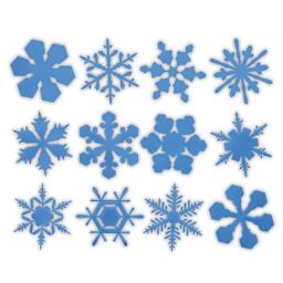 Roylco Jumbo Stencil Sets - 12 Super Snowflake stencil results
