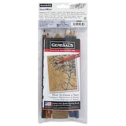 General's Sketchmate Drawing Set, back of the packaging