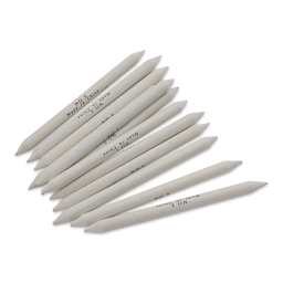 Gray Paper Stumps - 5/16" x 5", Pack of 12 spread out