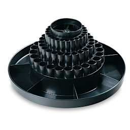 Alvin Spin-O-Tray - Black, 3 Level