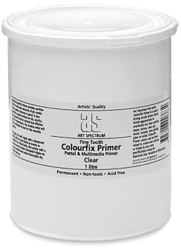 Art Spectrum Pastel and Multimedia Primer - Front of 1 liter bottle of Clear Pastel primer
