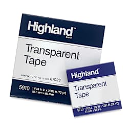 3M Highland Transparent Tape - 2 packages of tapes shown
