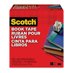 Scotch Book Tape - 3" x 15 Yards, front of packaging
