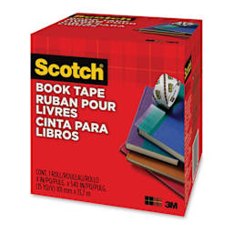 Scotch Book Tape - 4" x 15 Yards, front of packaging