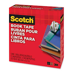 Scotch Book Tape - 1-1/2" x 15 Yards, front of packaging