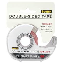 Scotch Double-Sided Tape - 1/2" x 300" - front of packaging