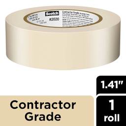 Scotch Contractor Grade Masking Tape, 1.41" wide