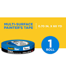 Scotch Blue Painter's Tape - .70” x 60 yds - Multi-surface painter's tape