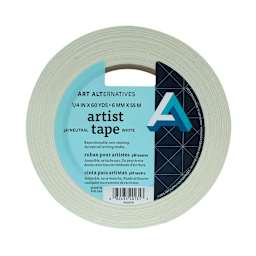 Art Alternatives Artist Tape, 1/4" x 60 yds, White