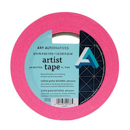 Artist Tape Pink- 3/4" - 3" Core