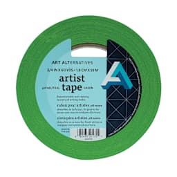 Artist Tape Green- 3/4" - 3" Core