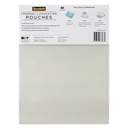 Scotch Thermal Laminating Pouches - 9" x 11-1/2", Pkg of 15