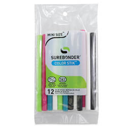 All-Temp Colored Mini Glue Sticks - Front of package 
