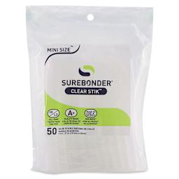 Glue Sticks for Mini-Trigger Guns - 5/16" x 4", Pkg of 50 - front of packaging