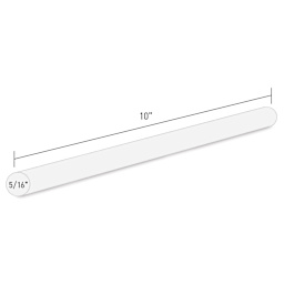 Glue Sticks for Mini-Trigger Guns - 10", Pkg of 20 (Glue stick dimensions)