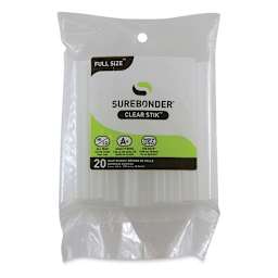 Surebonder Clear Stik Hot Glue Sticks - 7/16" x 4", Pkg of 20
