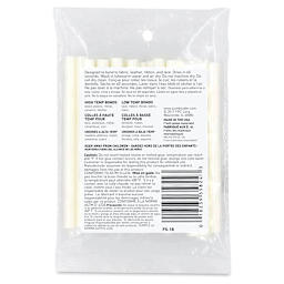 Surebonder Mini Fabric Stik All-Temp Hot Glue Sticks - 4" x 5/16", Pkg of 18 (Back of package)