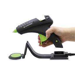 Surebonder Specialty Series Cordless Corded High Temp Glue Gun, in hand