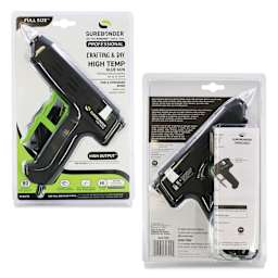 Surebonder Professional Series High Temp Glue Gun, front and back of the packaging