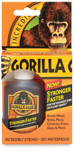 Gorilla Glue - Front of package with 2 oz bottle showing 