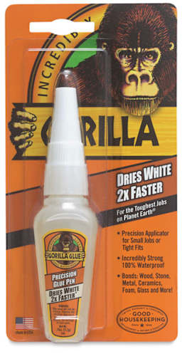 Gorilla Glue - Front of package of Fast Cure Gorilla Glue Precision Pen