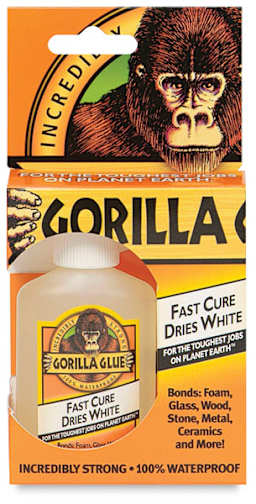 Gorilla Glue - Front of package of 2 oz Fast Cure Glue