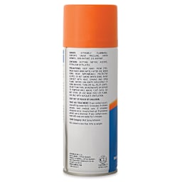 Elmer’s Multi-Purpose Spray Adhesive - 11 oz, Cap On, Back Of Can, Warning Label