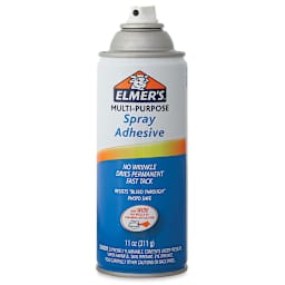Elmer’s Multi-Purpose Spray Adhesive - 11 oz, Cap Off, Front Of Can