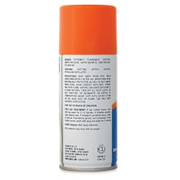 Elmer’s Multi-Purpose Spray Adhesive - 4 oz, Cap On, Back Of Can, Warning Label