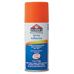 Elmer’s Multi-Purpose Spray Adhesive - 4 oz, Cap On, Front Of Can