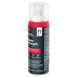 3M Super 77 Multi-Purpose Spray Adhesive - side view of can