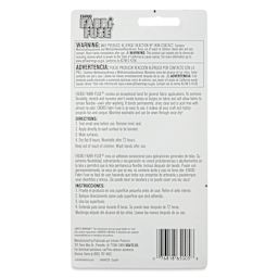 E6000 Fabri-Fuse Premium Fabric Glue, back of packaging