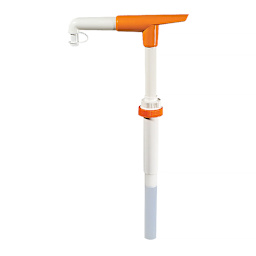 Elmer's Glue Pump - Side view of pump showing end cap