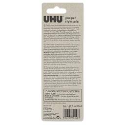 UHU Liquid Glue Pen - 1.69 oz - back of packaging
