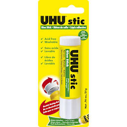 UHU Stic Glue Sticks White - .74 oz. - Peggable