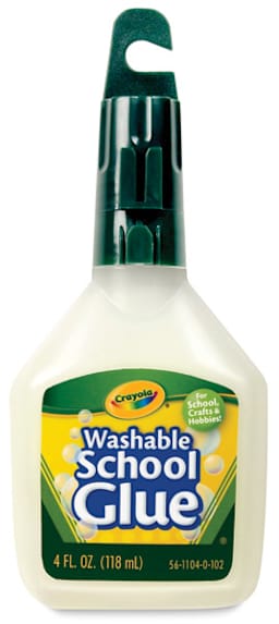 Crayola Washable No-Run School Glue - Front of bottle
