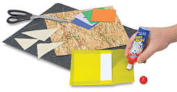 Envelope Sealer/Paper Glue - Person affixing Glue to handmade envelope