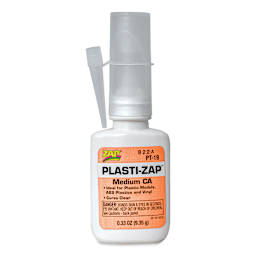 Zap Plasti-Zap CA Adhesive - Medium CA, 0.33 oz, front